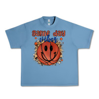 Pebble Blue game day vibes Urban Heavy Tee - MaliasSmallBusiness