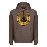 Coffee horseshoe and cowgirl Premium Hoodie - JahusDesignShop