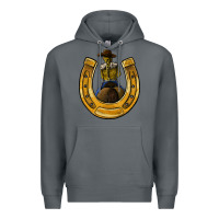 Rock horseshoe and cowgirl Premium Hoodie - JahusDesignShop