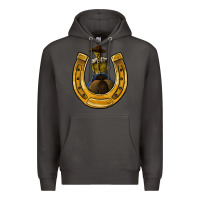 Smoke horseshoe and cowgirl Premium Hoodie - JahusDesignShop