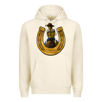 Tofu horseshoe and cowgirl Premium Hoodie - JahusDesignShop