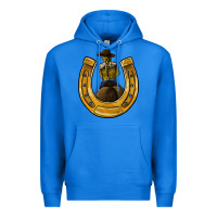True Royal horseshoe and cowgirl Premium Hoodie - JahusDesignShop