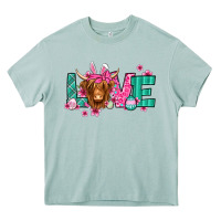 Arona love easter floral longhaired cow Heavy Core Tee - Jasminsmagicworld