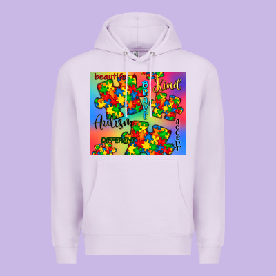 Autism Puzzle Piece Premium Hoodie Designed By Cowgirlartshop