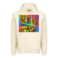 Sandshell autism puzzle piece Premium Hoodie - CowGirlArtShop