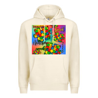 Tofu autism puzzle piece Premium Hoodie - CowGirlArtShop