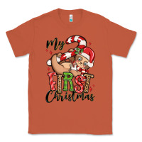Copper my first christmas cute christmas sloth Classic Tee - MaliasSmallBusiness