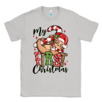 Moon Dust my first christmas cute christmas sloth Classic Tee - MaliasSmallBusiness