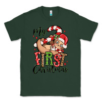 Sports Green my first christmas cute christmas sloth Classic Tee - MaliasSmallBusiness