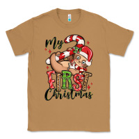 Toasted Coconut my first christmas cute christmas sloth Classic Tee - MaliasSmallBusiness