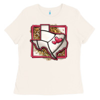 Bone leopard volleyball texas map Ladies Tee - Jasminsmagicworld