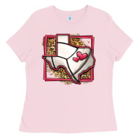 Bubblegum Pink leopard volleyball texas map Ladies Tee - Jasminsmagicworld