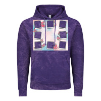 Cloud Purple add your text photo collage life Vintage Hoodie - MaliasSmallBusiness