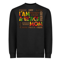 Black i am a black mom Heavyweight Sweatshirt - LillyAllenDesigns