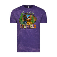Cloud Purple long live cowgirls Vintage Tee - NancyCooperArtShop
