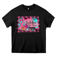 Black in october we wear pink Heavy Core Tee - JahusDesignShop