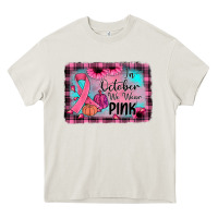 Cream in october we wear pink Heavy Core Tee - JahusDesignShop