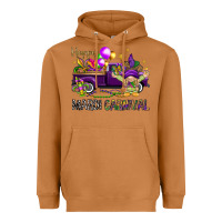 Meerkat Happy Mardi carnival with truck Heavyweight Hoodie - HowdyJamesFarm