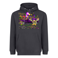 Smoke Happy Mardi carnival with truck Heavyweight Hoodie - HowdyJamesFarm