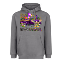 Storm Happy Mardi carnival with truck Heavyweight Hoodie - HowdyJamesFarm