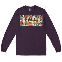 Plum fall in love license plate Long Sleeve Tee - BundleAndBundleShop