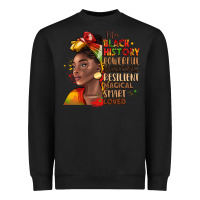 Black i am black history Heavyweight Sweatshirt - LillyAllenDesigns