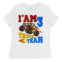 White i'am three truck yeah Ladies Tee - Artiststas