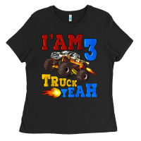 Black i'am three truck yeah Ladies Tee - Artiststas