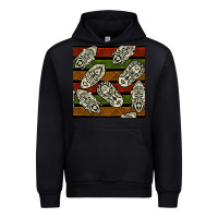 Black african mask seamless pattern Urban Hoodie - BundleAndBundleShop