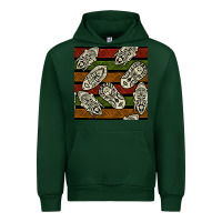 Forest Green african mask seamless pattern Urban Hoodie - BundleAndBundleShop
