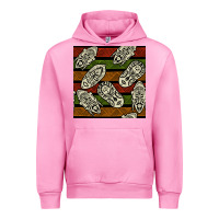 Fuchsia Pink african mask seamless pattern Urban Hoodie - BundleAndBundleShop