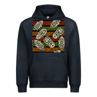 Navy african mask seamless pattern Urban Hoodie - BundleAndBundleShop