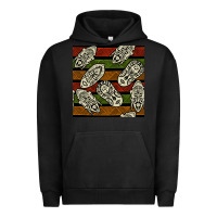 Pigment Black african mask seamless pattern Urban Hoodie - BundleAndBundleShop