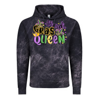Cloud Black mardi gras queen Vintage Hoodie - MaliasSmallBusiness