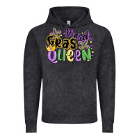 Vintage Black mardi gras queen Vintage Hoodie - MaliasSmallBusiness
