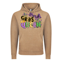 Vintage Coffee mardi gras queen Vintage Hoodie - MaliasSmallBusiness