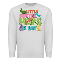 Dove Grey Little mister hops a lot Easter Day Premium Sweatshirt - CowGirlArtShop
