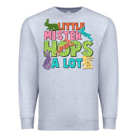 Heather Grey Little mister hops a lot Easter Day Premium Sweatshirt - CowGirlArtShop