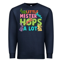 Little Mister Hops A Lot Easter Day Premium Sweatshirt | Teevron