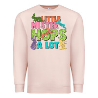 Pale Pink Little mister hops a lot Easter Day Premium Sweatshirt - CowGirlArtShop