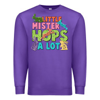 Purple Little mister hops a lot Easter Day Premium Sweatshirt - CowGirlArtShop