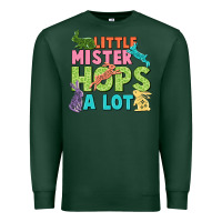 Sports Green Little mister hops a lot Easter Day Premium Sweatshirt - CowGirlArtShop