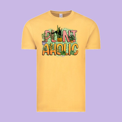 Plantaholic Vintage Tee Designed By Nancycooperartshop