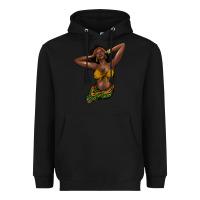 Black Black woman Heavyweight Hoodie - HowdyJamesFarm