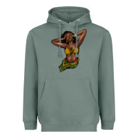 Sage Black woman Heavyweight Hoodie - HowdyJamesFarm
