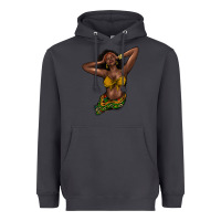 Smoke Black woman Heavyweight Hoodie - HowdyJamesFarm