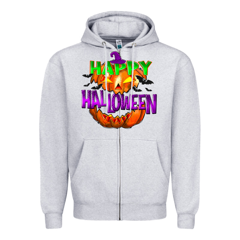 Happy Halloween Zipper Hoodie by NancyCooperArtShop | Teevron