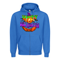 True Royal Happy Halloween Zipper Hoodie - NancyCooperArtShop