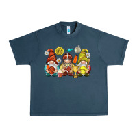 Midnight Navy sports gnomies Urban Heavy Tee - NancyCooperArtShop