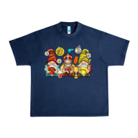Navy sports gnomies Urban Heavy Tee - NancyCooperArtShop